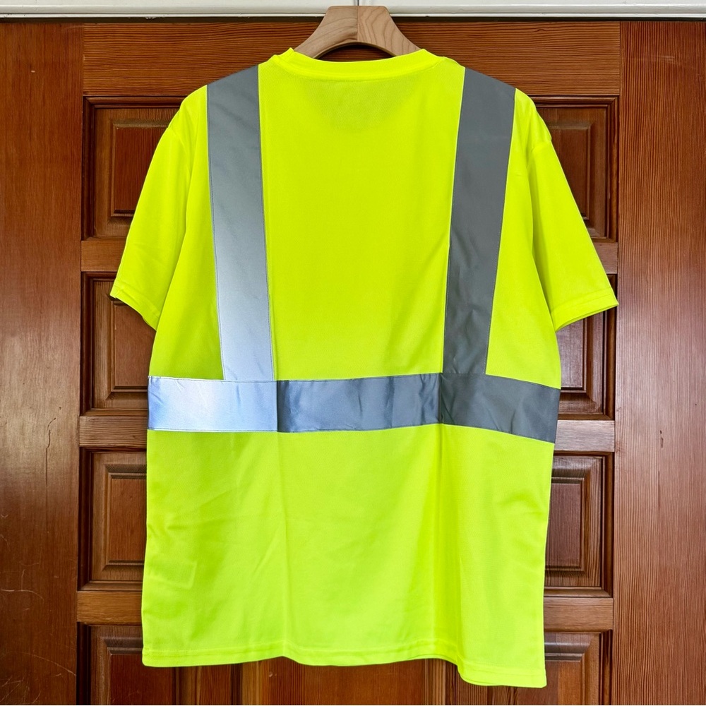 NWT Arctic Quest day glow yellow high visibility t shirt M - Picture 8 of 10